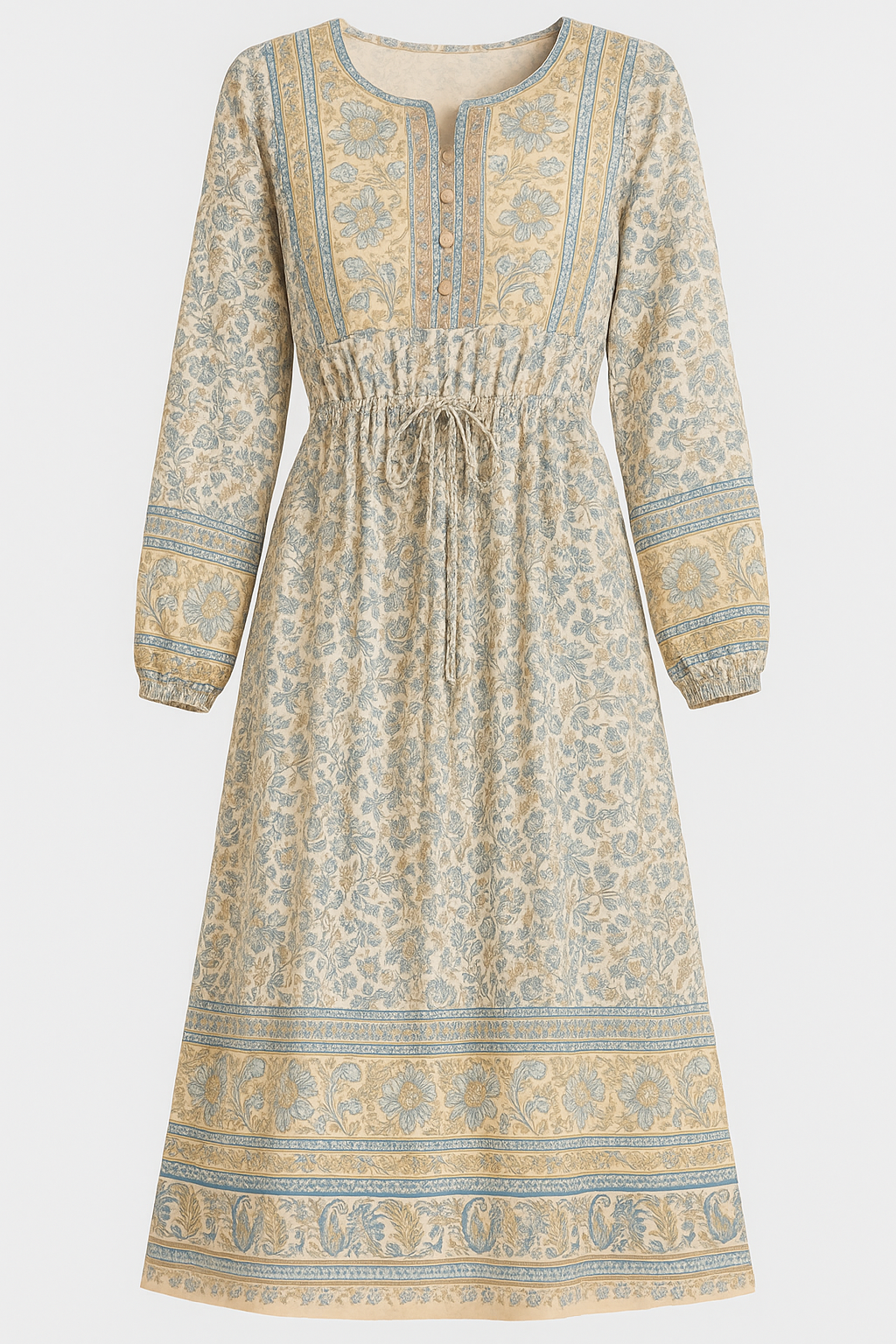 Floral lace-up dresses