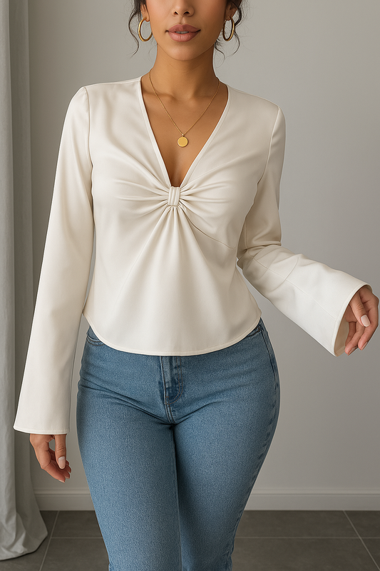 Elegant Ruffled Blouse