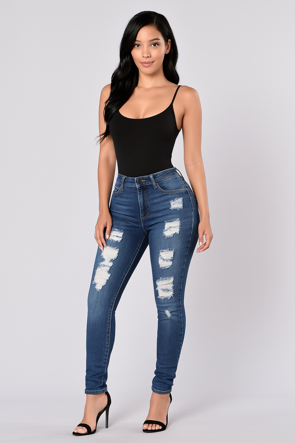 Trendy Ripped Jeans