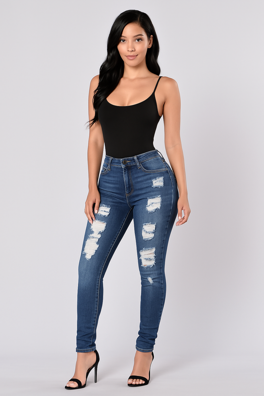 Trendy Ripped Jeans