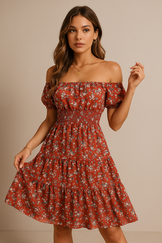Blossom Breeze Ruffle Dress
