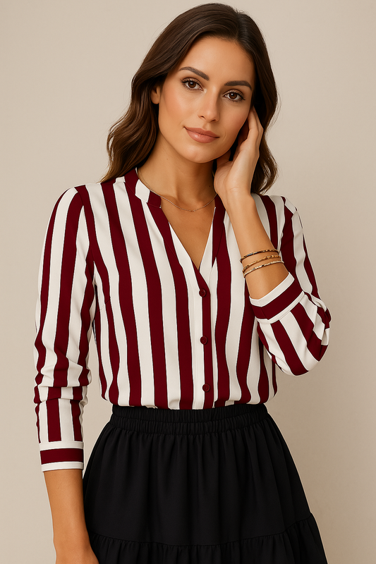 Bold Stripe Blouse